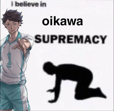 Oikawa Kinnie, Black And White Stickers, Oikawa Tooru, Haikyuu 3, Anime One, Haikyu!!, Funny Laugh, Reaction Pictures, Funny Photos