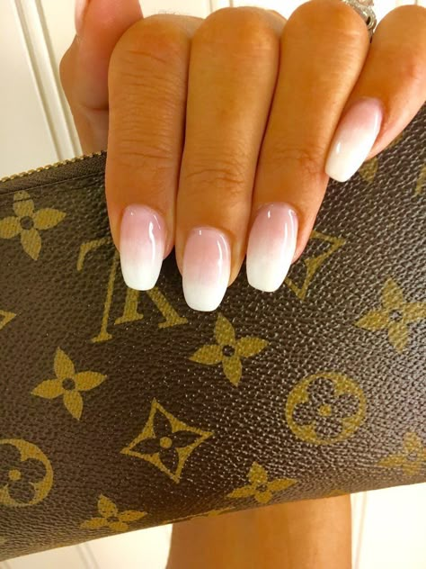 Ombre French Nails, Faded Nails, Unghie Sfumate, Nails 2018, Milky Nails, Nagellack Trends, Pink Ombre Nails, Nail Shapes, Ombre Nails