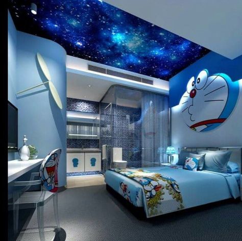 Dream room doraemon #doraemon Bunk Bed Safety, Luxury Kids Bedroom, Kids Bedroom Boys, Cool Kids Bedrooms, Kids Bedroom Designs, Kids Bedroom Design, Kids Bunk Beds, Loft Spaces, Boys Bedrooms