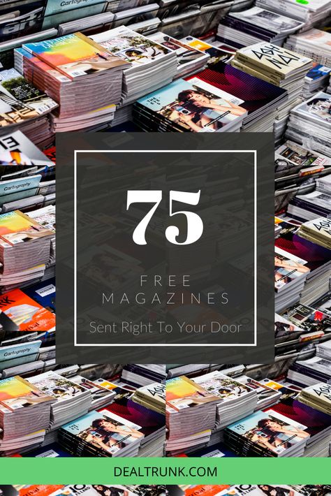 75+ Free magazines sent right to your door Free Magazines By Mail, Free Magazine Subscriptions, Free Magazines, Magazine Subscription, Free Stuff, Frugal Living, Free Art, Blush, Magazine