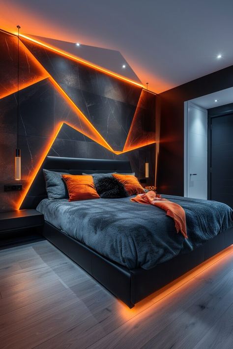 29 Baddie Bedroom Ideas to Reflect Your Inner Diva 16 Baddie Bedroom, Bold Bedding, Baddie Room, Fall Bedroom Ideas, Dynamic Lighting, Stylish Bedroom Design, Fall Bedroom, Decor Elements, Perfect Bedroom