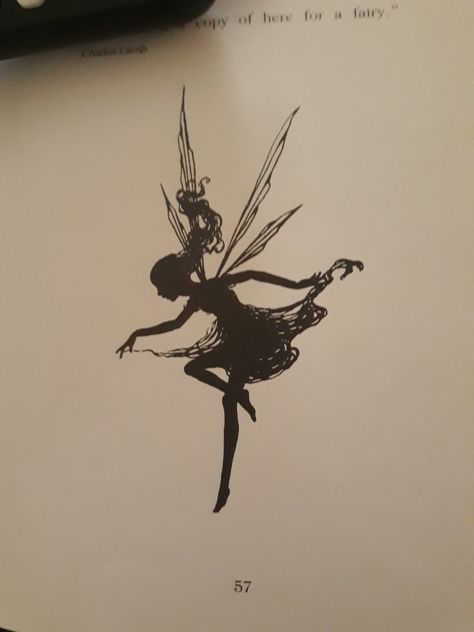 Ida Rentoul Outhwaite.  The Fairy - poem and silhouette. Ida Rentoul Outhwaite, Shadow Drawing, Fairy Silhouette, Shadow Silhouette, Fairy Drawings, Fly On The Wall, Shadow Art, Character Inspo, Aesthetic Pics