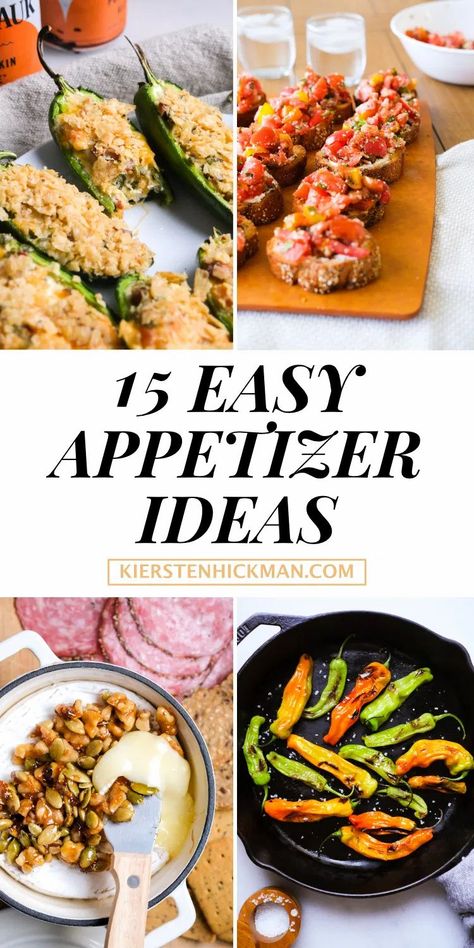 Easy Appetizers For A Party Single Serve, Appetizers As A Meal, Get Together Snack Ideas, Snacks To Serve Guests, Happy Hour At Home Food Ideas, Happy Hour Bites, At Home Happy Hour Ideas, Appetizer For Small Gathering, No Meat Appetizers For Party