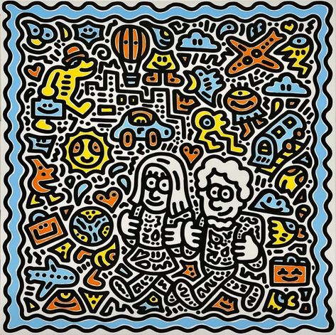 Artist Sam Cox, better known as Mr Doodle, has gone public with his boldest project yet - covering his own house with doodles. Mr Doodle, Doodle Videos, Own House, Video Artist, Drawing Process, North Park, High Art, New Artists, Doodle Art