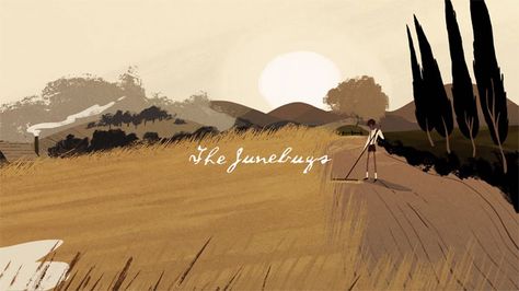 The Junebugs, a beautifully animated short film by Oddfellows based on an original poem by Steve Scafidi. The creative people at studio Oddfellows have pro Animated Short Film, Film Background, Short Animation, Concept Art Tutorial, 2d Game Art, First Animation, Book Design Layout, Animation Reference, Ipad Art