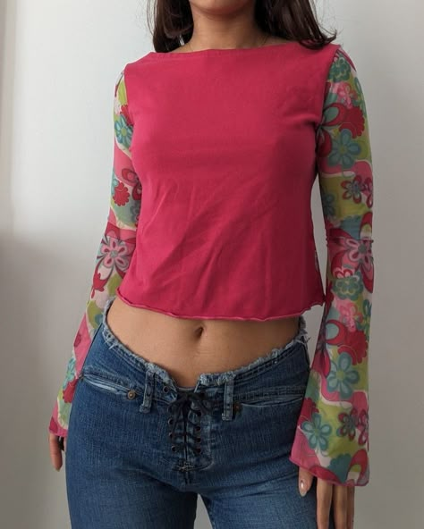 Cute Pink Tops, Diy Vetement, Dream Style, Dream Clothes, Upcycle Clothes, Fashion Killa, Pink Tops, Clothes Outfits, Cute Fits