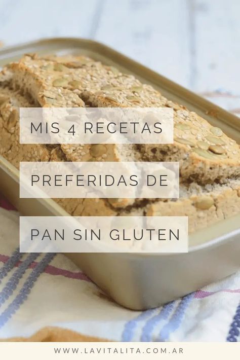 Querés o debés eliminar el gluten pero te encantan las tostadas a la mañana? En esta nota, aprendé 4 recetas para hacer tu propio pan sin gluten... Almond Bread, Pan Sin Gluten, Healthy Mood, Gf Bread, Fodmap Recipes, Pan Bread, Breakfast Breads, Bread Recipes Homemade, Gluten Free Diet