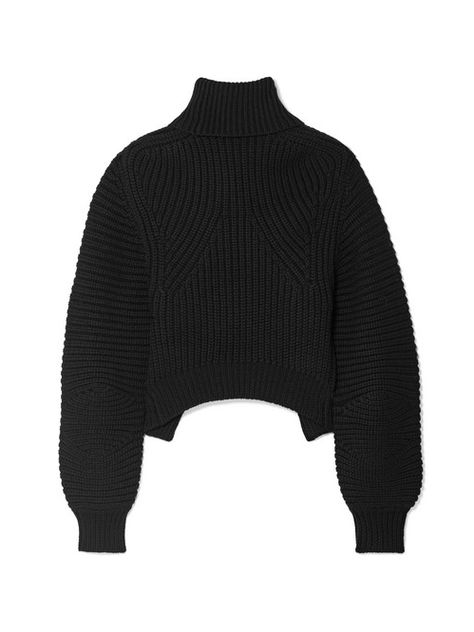 Alexander Wang Wool Turtleneck Sweater, Studded Jacket, Winter Lookbook, Power Dressing, Wool Turtleneck, Black Turtleneck, Leather Dresses, T By Alexander Wang, Knitted Jumper