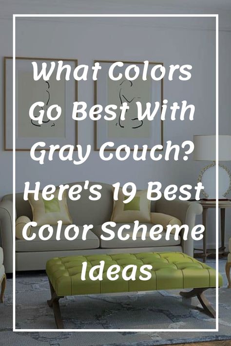 Looking to spruce up your living room with a gray couch but unsure of the best color scheme to complement it? Explore these 19 fantastic color ideas that pair perfectly with a gray couch. From timeless neutrals to bold hues, find the perfect palette to enhance your space and showcase your style. Whether you prefer a cozy and inviting atmosphere or a modern and chic look, there's a color combination here for every taste. Couch Colour Ideas, Wall Color With Grey Couch, Wall Color With Gray Couch, Grey Colour Palette Living Room, Sofa Colour Ideas, Modern Lounge Colour Schemes, Gray Couch Ideas, What Colour Walls With Grey Sofa, Modern Living Room Ideas Gray Couch