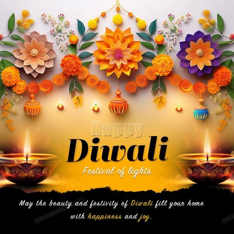 Happy Diwali image, flower garland decoration on a white and yellow background Happy Dipawali Background, Happy Diwali Begraund, Diwali Image, White And Yellow Background, Happy Diwali Images Download, Happy Deewali Poster, Diwali Wishes Creative Hd Photo, Diwali 2024, Lovely Background