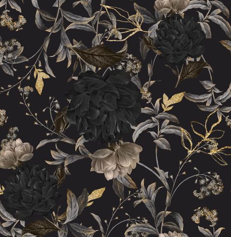 Each sample comes in 1 piece, with each piece measuring 16.5 inches in width and 16.5 inches in length. Black Wallpaper Animals, Moody Library Wallpaper, Black On Black Wallpaper, Moody Dark Wallpaper, Dark Bedroom Wallpaper, Tan And Black Wallpaper, Walk In Closet Wallpaper, Black Boho Wallpaper, Black Velvet Wallpaper