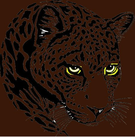 Spot Drawing, Jaguar Vector, Jaguar Head, Jaguar Tattoo, Animal Symbol, Animal Stencil, White Drawing, Wood Burning Patterns, Silhouette Vinyl