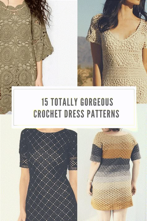 Crochet Dress Patterns: 15 Ideas For You To Try Crochet Thread Dress Patterns Free, Crochet Dress Boho Pattern, Crochet Skater Dress Pattern Free, Crochet Dress Festival Outfit, Crochet Motif Dress, Crochet Summer Dress Pattern Free Women, Crochet Kaftan Free Pattern, Crocheted Dress Pattern, Crochet Dresses For Women Free Pattern