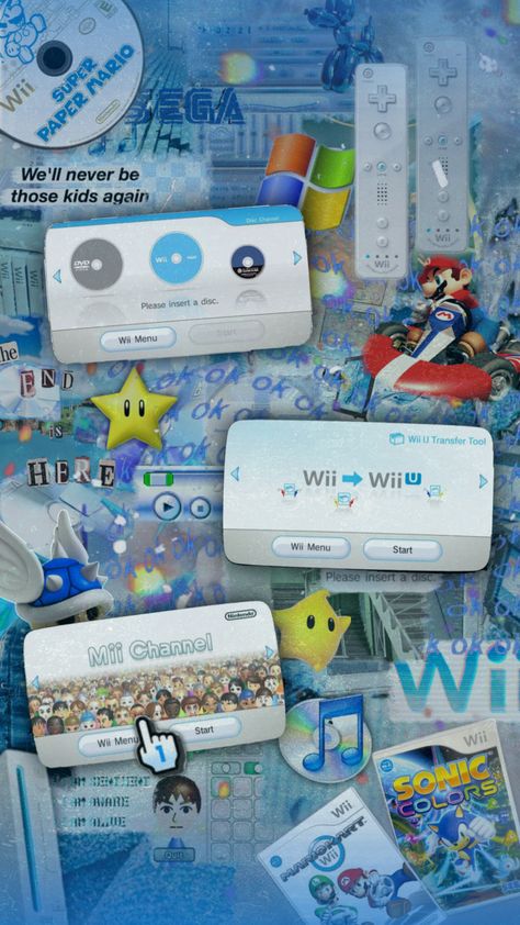 It looked cooler in my head #wii #wiiu #mii #nintendo #videogames #nostalgia Kidcore Wallpaper, Y2k Posters, Nostalgia Aesthetic, Cool Wallpapers Art, Game Icon, Kid Core, In My Head, Wii U, Creature Design