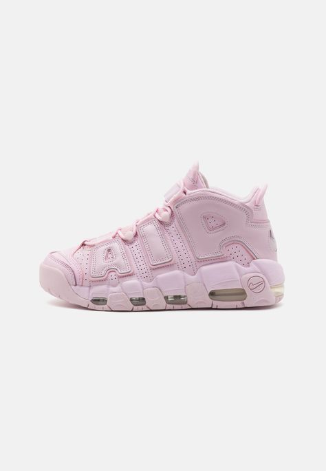 Nike Air Rosa, Nike Air Uptempo White, Air Uptempo Nike, Air More Uptempo Nike, Tenis Air, Zapatillas Air, Nike Air Uptempo, Nike Air More, Streetwear Shoes