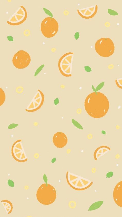 Orange Fruit Wallpaper, Wallpapers Orange, Iphone Wallpaper Simple, Orange Wallpapers, Experimental Psychology, Citrus Pattern, Cute Home Screen, Cute Home Screen Wallpaper, Cute Home Screens