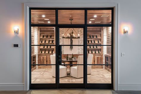 Unique Wine Cellar, Wine Room Ideas, Wine Room Design, Wine Cellar Ideas, Wine Cellar Basement, Napa Style, Cellar Ideas, Wine Rooms, Home Wine Cellars