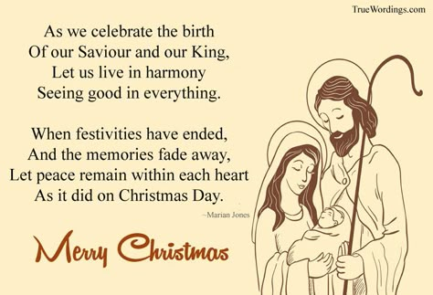 Religious Christian Christmas Poems Kids Christmas Poems, Preschool Christmas Program, Church Poems, Christmas Readings, Short Christmas Poems, Preschool Christmas Songs, Great Thoughts Quotes, Merry Christmas Religious, Kids Church Christmas