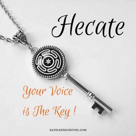 Hecate: Your Voice is The Key! Hecate Key Tattoo, Hekate Key Tattoo, Hecate Tattoo Symbols, Hecate Symbol Tattoo, Symbols For Hecate, How To Connect With Hecate, Hecate Key Symbol, Mother Hecate, Offering To Hecate