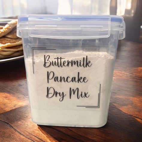 Diy Pancake Mix, Homemade Buttermilk Pancakes, Dry Buttermilk, Pancake Mix Recipe, Homemade Pancake Mix, Buttermilk Pancake, Buttermilk Pancake Mix, Butter Pecan Ice Cream, Homemade Ketchup