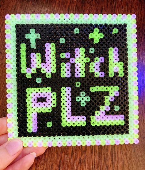 Witch Ideas, Pixel Art Grid, Perler Beads Designs, Perler Patterns, Perler Bead Patterns, Bead Patterns, Perler Bead, Hama Beads, Bead Designs