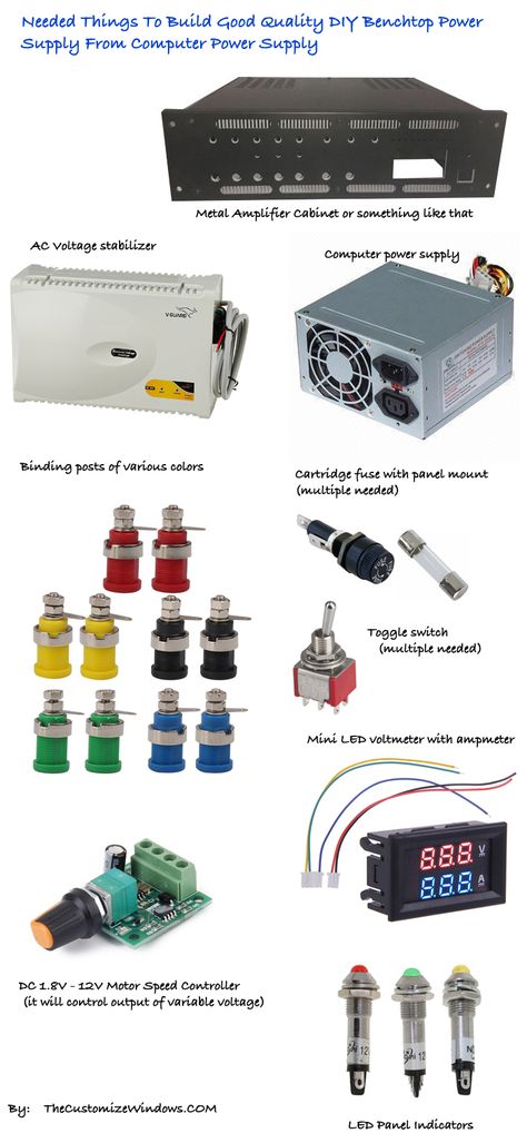 Advanced DIY Benchtop Power Supply will need an AC voltage stabilizer inside it to regulate the input voltage otherwise it follows KISS – Keep It Simple Stupid. Electronic Workbench, Power Supply Circuit, Computer Power Supplies, Hobby Electronics, Diy Gadgets, Electronics Basics, Diy Tech, Electronic Circuit Projects, Electronic Projects