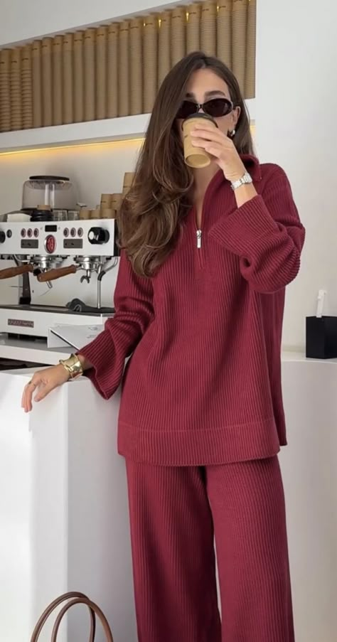 Classy Loungewear Outfit, Jins Top, Classy Loungewear, Fashion Outfits Simple, Cotton Suit Designs, Simple Work Outfits, Loungewear Outfit, Co Ords Outfits, Travel Looks