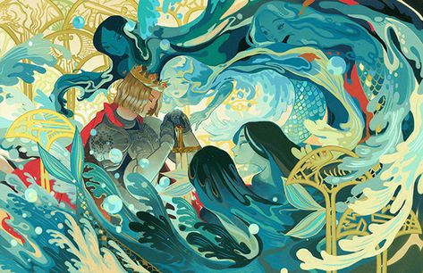 King Arthur on Behance 동화 삽화, Arte Inspo, Hayao Miyazaki, Art And Illustration, 판타지 아트, Miyazaki, Pretty Art, Animation Art, Aesthetic Art