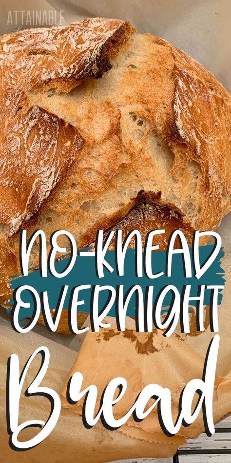 Overnight Bread Recipe, Rustic Bread Recipe, Rosemary Garlic Bread, Overnight Recipes, Rosemary Bread, Dutch Oven Bread, Knead Bread Recipe, Hot Bread, Herb Bread