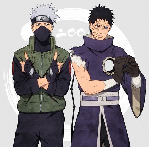 Anime: Naruto Shippuden #anime #animeboy #art #artwork #manga #fanart Obito And Kakashi, Dive In, The Good, Tumblr, On Twitter, Twitter, Anime, Black