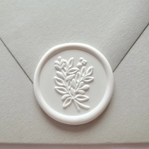 Botanical Wax Seal Stickers, Self Adhesive Premade Envelope Seals for Wedding Invitations, Decorative Floral Wax Seals, Seal Stamp, Handmade - Etsy Seal Ornament, White Wax Seal, Envelope Wax Seal, Wax Seal Stickers, White Seal, Wedding Seating Charts, Ornamental Design, Cover Music, Sticker Journal