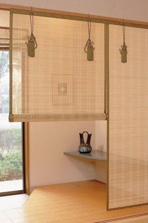 Curtains and blinds – the easiest way to divide your room Room Deviders, Blind Ideas, Apartemen Studio, Curtain Room Divider, Living Room Divider, Wooden Room Dividers, Hanging Room Dividers, Curtains And Blinds, Diy Room Divider