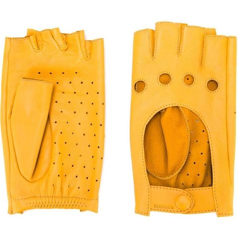 Zanellato Perforated Fingerless Gloves ($87) ❤ liked on Polyvore featuring accessories, gloves, yellow gloves, yellow fingerless gloves, fingerless gloves, fingerless leather gloves and zanellato Fingerless Leather Gloves, Batgirl Cosplay, Gloves Outfit, Yellow Gloves, Gloves Fingerless, Wanda And Vision, Yellow Leather, Womens Gloves, Retro Chic