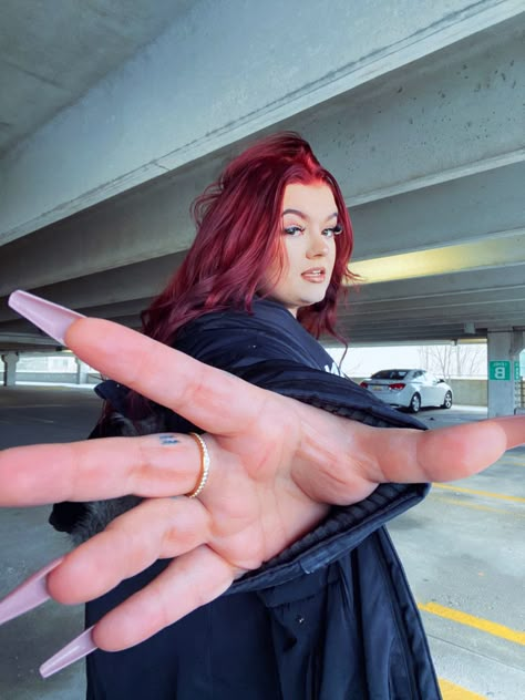 Plus size women in parking garage Plus Size Poses For Selfies, Thick Photo Poses, Picture Poses Instagram Plus Size, Plus Size Poses For Photoshoot, Plus Size Influencer Poses, Insta Inspo Plus Size, Instagram Post Ideas Plus Size, Selfie Ideas For Plus Size, Photo Poses Instagram Plus Size