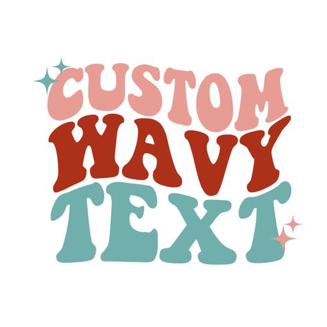 Wavy Retro Font, Wavy Text Svg, Retro Groovy Font, Groovy Text, Hippie Font, Vintage Typography Design, Bubble Letter Fonts, Wavy Font, Font Bubble