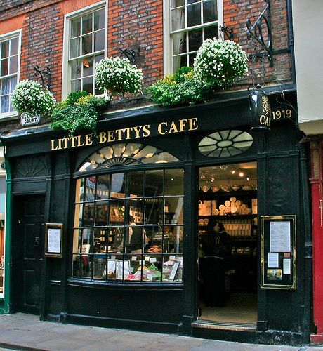 Little Betty's, York, Yorkshire, England  One of my favorite places -great Welsh Rarebit! York Uk, Street Corner, Tea Rooms, Shop Fronts, On The Corner, Shop Front, Cafe Shop, Store Front, Yorkshire England