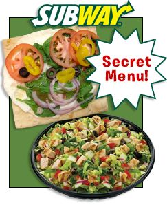 Subway Salad Ideas, Subway Chopped Salad, Hungry Girl Diet, Hungry Girl Recipes, Hungry Girl, Secret Menu, Ww Recipes, Healthy Options, Low Calorie Recipes