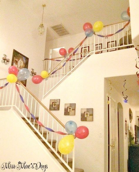 Decorate Stairs, Cape Tutorial, Diy Party Banner, Budget Birthday, Party On A Budget, Eid Decorations, Superhero Stories, Birthday Traditions, Simple Birthday Decorations