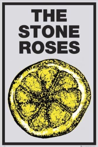 Stone Roses Poster, The Stone Roses Album, Roses Poster, Stone Roses, Tour Posters, Alternative Music, Band Logos, Rose Wallpaper, Band Posters