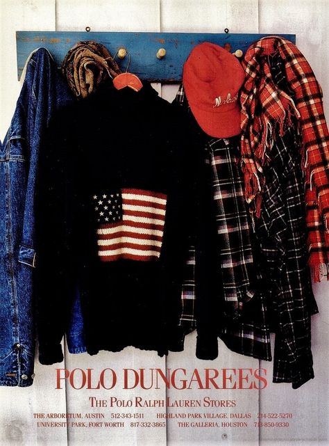 Ralph Lauren Ad Campaigns, Vintage Ralph Lauren Ads, Ralph Lauren Ad, Old Ralph Lauren, Ralph Lauren Ads, Flag Sweater, Ralph Lauren 90s, Horse Country, Ralph Lauren Style