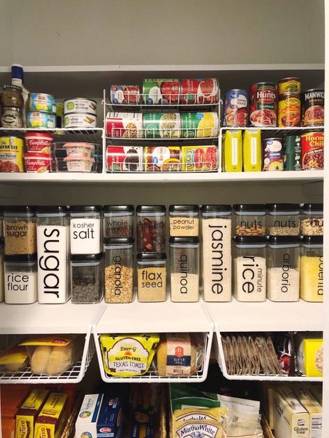 Organize Your House Before The Holidays - Organized-ish by Lela Burris Small Kitchen Pantry, Quinoa Granola, Small Pantry Organization, Holiday Cleaning, Holiday Organization, Pantry Wall, Pantry Cupboard, Small Pantry, Kitchen Organization Pantry