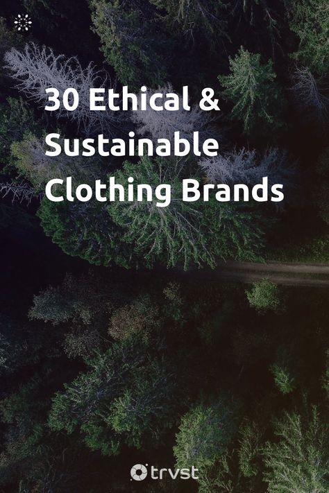 "30 Ethical & Sustainable Clothing Brands"- As consumers, we have a responsibility to not only use and dispose of our clothes responsibly but also consider where those clothing items are coming from. For this reason, an important shift is being made to ethical brands. Ethical fashion brands consider the impact of their clothing from chemical... #trvst #guide #sustainablefashion #impact #sustainable #ethical #energy #planet #ethicalfashion #sustainableclothing #people #fastfashion Eco Fashion Design, Minimalist Fashion Outfits, Thought Clothing, Ethical Clothing Brands, Fair Trade Clothing, Sustainable Clothing Brands, Ethical Fashion Brands, Ethical Brands, Fashion Aesthetics