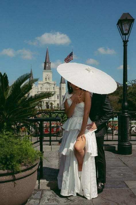 New Orleans French Quarter Wedding Photos | French Quarter | New Orleans Photography | NOLA Photographer | NOLA Wedding | Wedding Photographer | Wedding Photography Ideas | Wedding Ideas New Orleans Inspired Wedding, Elope New Orleans, New Orleans Wedding Photos, Vintage New Orleans Aesthetic, Nola Aesthetic, New Orleans Wedding Theme, Lunden And Olivia, Silly Wedding, Cuban Wedding