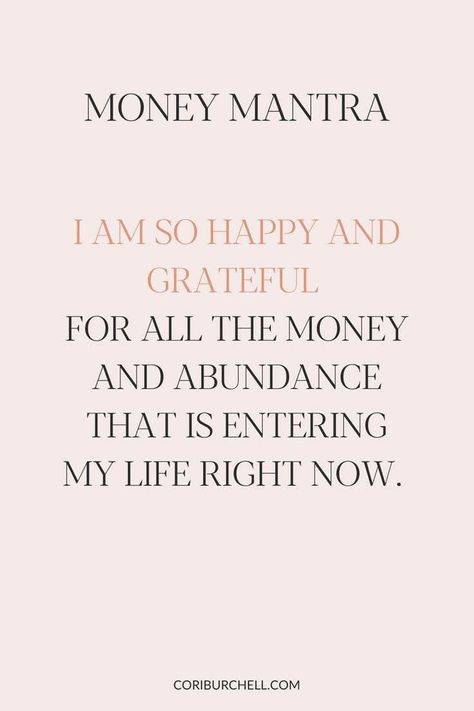 Money Manefistation, Abundance Vision Board Pictures, Money Mantra Affirmations, Mantra Wallpaper, Abundance Lifestyle, Mantra Affirmations, Quotes Abundance, Wealth Aesthetic, Wallpaper Money