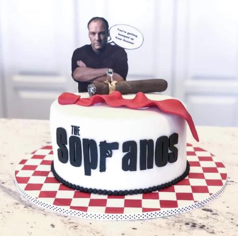 Sopranos Birthday Party, Sopranos Party, Mafia Theme Party, Mafia Theme, Gangster Party, Cake For Two, Trash Party, Mafia Gangster, Tony Soprano