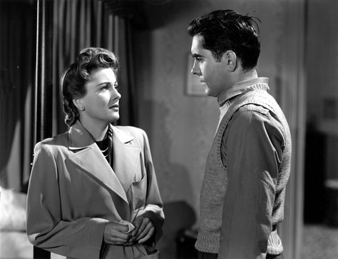 Joan Fontaine & Tyrone Power - THIS ABOVE ALL Alfred Hitchcock Quotes, Rebecca 1940, Best Drama Movies, Joan Fontaine, Alfred Hitchcock Movies, Laurence Olivier, Hitchcock Film, Daphne Du Maurier, Best Dramas