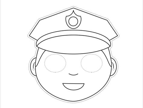 Police Officer Crafts, Community Helpers Preschool Crafts, Police Crafts, Community Helpers Crafts, Community Helpers Preschool, Craft Work For Kids, Preschool Art Projects, Kindergarten Art Projects, Nursery Activities