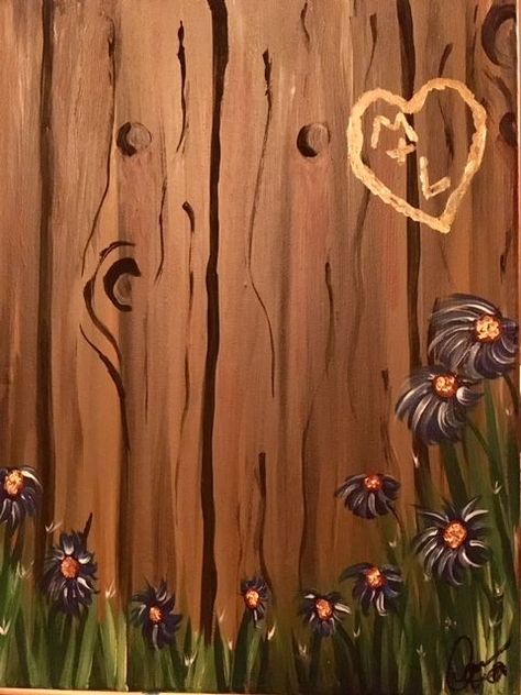 woods painting easy - Google Search Fence Acrylic Painting, Easy Paint Night, Acrylic Painting Easy, Woods Painting, Weekend Woodworking Projects, Paint And Drink, Summer Boredom, Frederick Maryland, Barn Animals