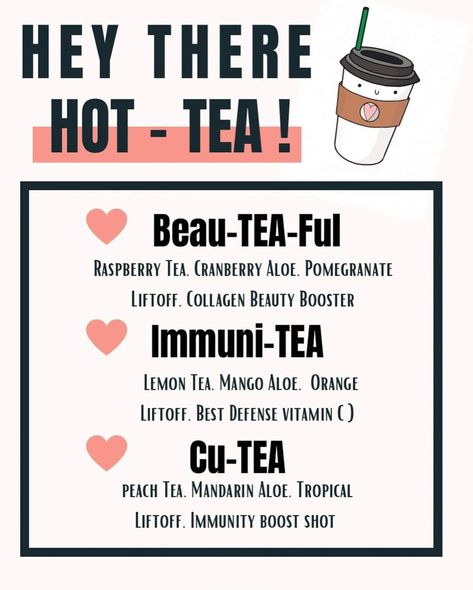 Herbalife Immunity Tea, Herbalife Hot Tea Recipes Drinks, Hot Herbalife Tea Recipes, Herbalife Tea Benefits, Herbalife Hot Tea Recipes, Herbalife Tea Recipes With Liftoff, Herbalife Coffee, Winter Tea Recipe, Herbalife Flavors