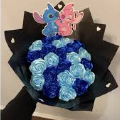 Custom Made Unique Flower Bouquet Gift, Cute Rose Bouquet, Eternal Roses Bouquet, Pink And Blue Flower Bouquet, Ribbon Roses Bouquet, Big Flower Bouquet, Eternal Flower Bouquet, Royal Blue Bouquet, Ancestry Dna Kit